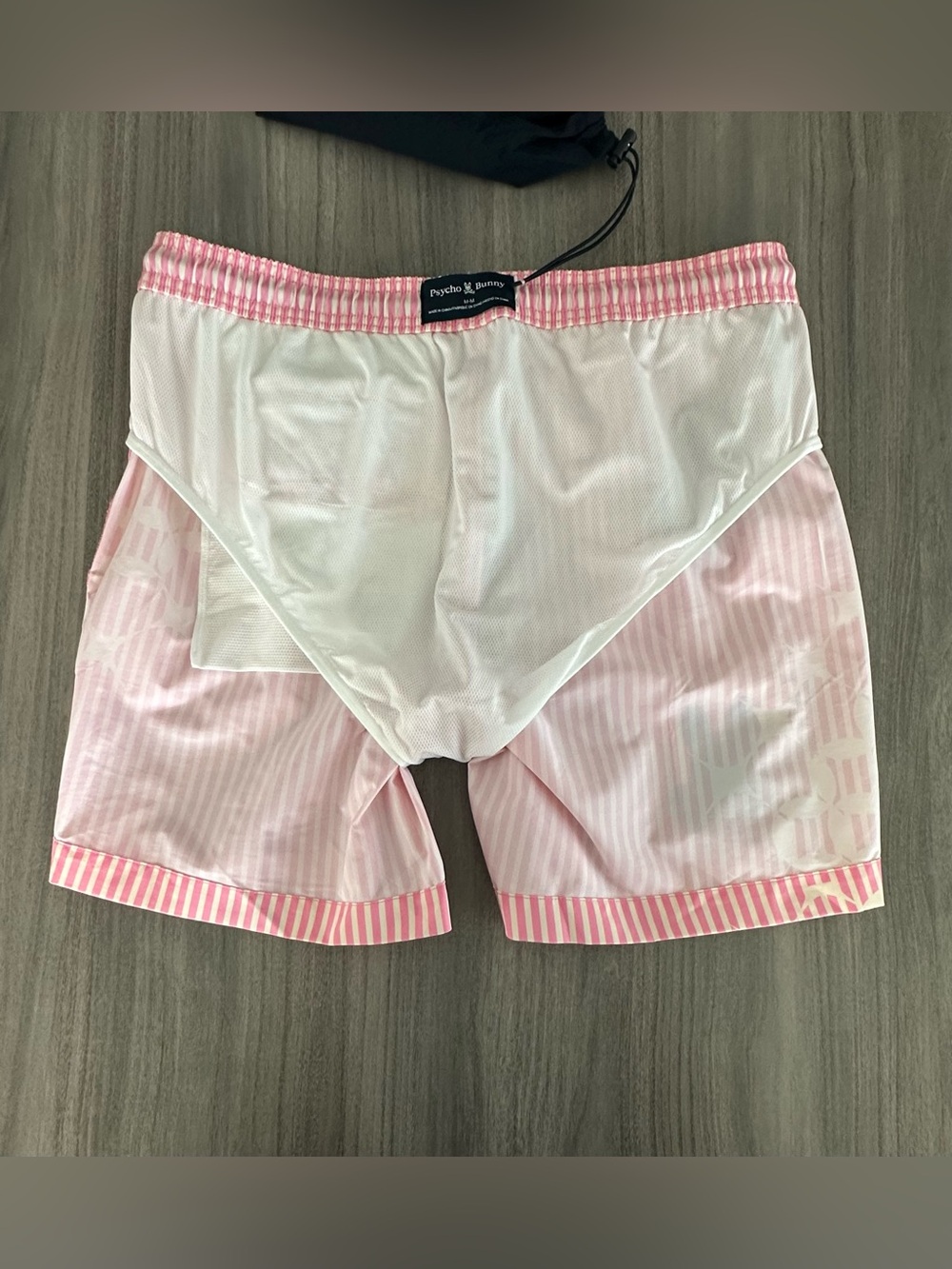 Psycho Bunny Swim Shorts Begonia Pink 5” - Picture 4 of 9